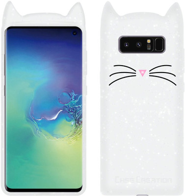 CASE CREATION Back Cover for Samsung Galaxy Note 8(White, Shock Proof, Pack of: 1)