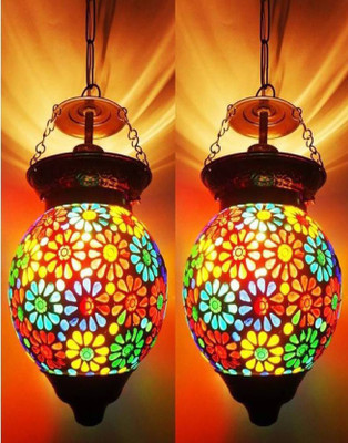 GLAMOROUS Chandelier Ceiling Lamp(Multicolor)