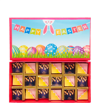 Expelite Happy Easter 18 Chocolate gift box Truffles, Bars(18 x 27.78 g)