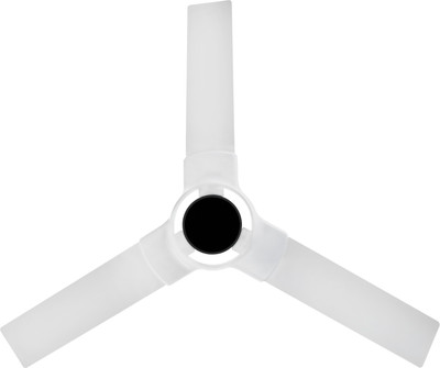 LUMINOUS NEW YORK TIFFANY 1200 mm 3 Blade Ceiling Fan(Alice White, Pack of 1)