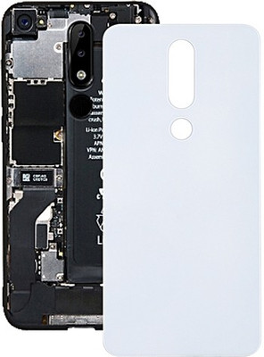 Purplesavvy Nokia 5.1 Plus Glass Back Panel(White)