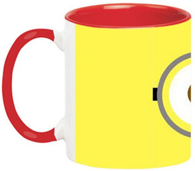 ARTBUG Cartoon -1083-Red Ceramic Coffee Mug(350 ml)