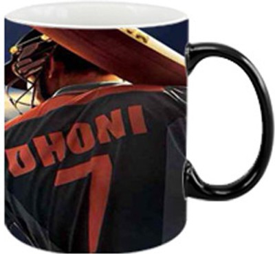 ARTBUG MS Dhoni Magic - 1024 Ceramic Coffee Mug(350 ml)
