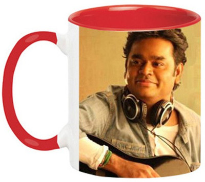 ARTBUG Ar Rahman -1105-Red Ceramic Coffee Mug(350 ml)