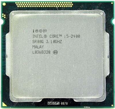 Intel Core i5-2400 3.1 GHz Upto 3.4 GHz LGA 1155 Socket 4 Cores 4 Threads 6 MB Smart Cache Desktop Processor(Silver)