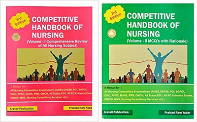 Competitive Handbook Of Nursing - Volume 1 & 2 ( Combo Pack Of 2)(Paperback, Prahlad Ram Yadav)