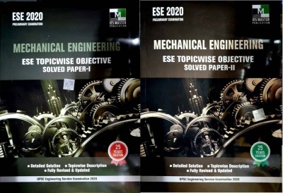 ESE 2020 Preliminary Examination - Mechanical Engineering - Ese Topicwise Objective Solved Paper- 1 & 2 (Combo Pack Of 2 Books)(Paperback, IES Master Team)