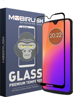 MOBIRUSH Edge To Edge Tempered Glass for Moto G7 Plus(Pack of 1)