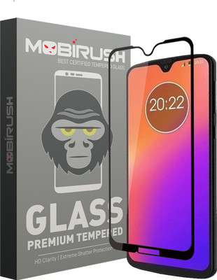 MOBIRUSH Edge To Edge Tempered Glass for Moto G7 Plus(Pack of 1)
