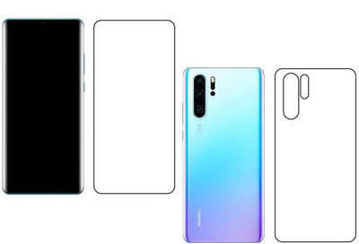 Fashion Way Front and Back Screen Guard for Huawei P30 Pro(Pack of 2)