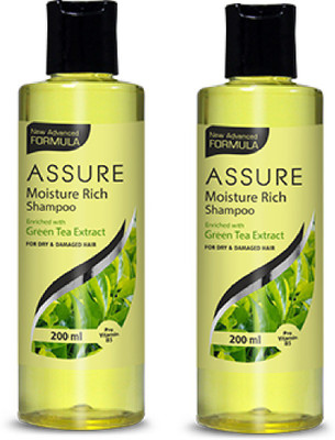 ASSURE Moisture Rich Shampoo enriched with Green Tea Extract(400)