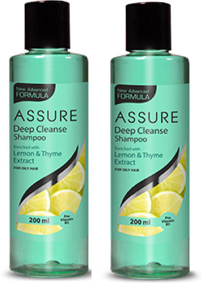 ASSURE Deep Cleanse Shampoo enriched with Lemon & Thyme Extract(400)
