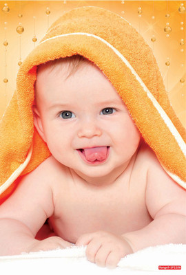 god & god's 45.72 cm Baby Sparkle 1806 Self Adhesive Sticker(Pack of 1)