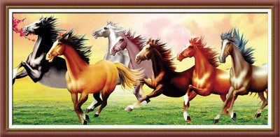 god & god's 124.46 cm Canvas HD Digital Painting 4901 Self Adhesive Sticker(Pack of 1)