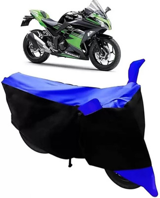ELECTRIBLES Two Wheeler Cover for Yamaha(YZF R25, Black, Blue)