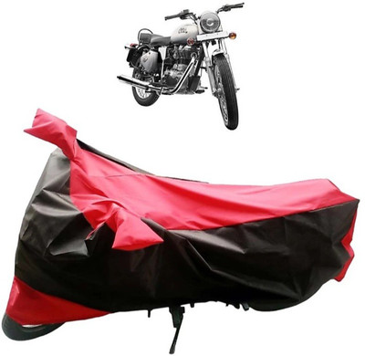 ELECTRIBLES Two Wheeler Cover for Royal Enfield(Thunderbird 500, Black, Red)