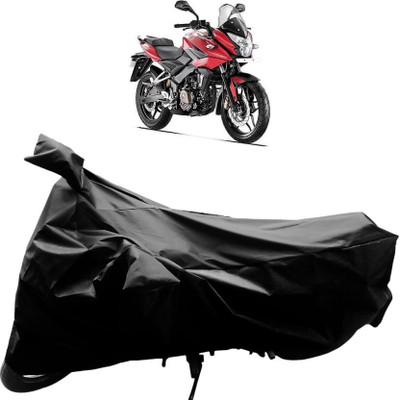 Gargi Traders Waterproof Two Wheeler Cover for Bajaj(Pulsar 220 DTS-i, Black)