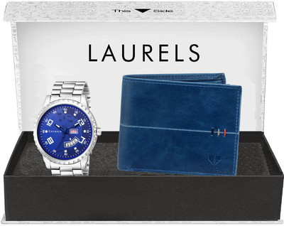 LAURELS Analog Watch(Blue)