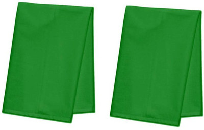 Rolimoli Puja Cloth Pack of 2 Green Altar Cloth(Pack of 2)