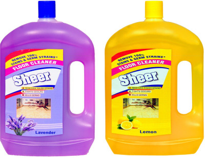 Sheer Disinfectant floor cleaner 2 Ltr each Lavender, Lemon(2 x 2 L)