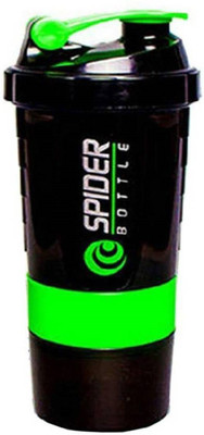 TrendZone 500 ml Plastic Shaker(Pack of 1, Green)