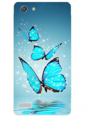 METOO Back Cover for Oppo Neo 7, Butterfly Design Back Cover Print : 81(Multicolor, Dual Protection, Silicon, Pack of: 1)