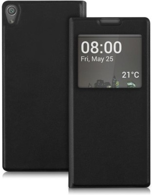 Helix Flip Cover for Sony Xperia XA1 Ultra Dual(Black, Dual Protection, Pack of: 1)