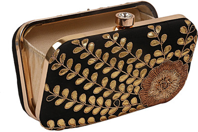 KUBER INDUSTRIES Party Black  Clutch