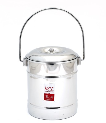 KCL Steel Oil Container  - 2000 ml(Silver)