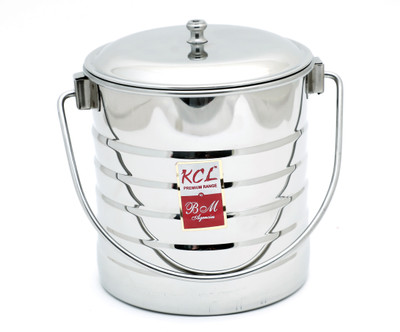 KCL Steel Oil Container  - 2000 ml(Silver)