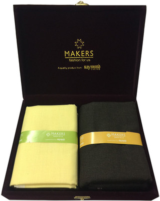 Raymond Cotton Blend Solid Shirt & Trouser Fabric