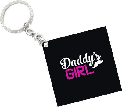 75 Off On Hemking Daddy S Girl Printed Square Shape Mdf Keychain Hkksq12 Key Chain On Flipkart Paisawapas Com