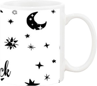 ARTBUG I LOVE U Moon And Back 981 Ceramic Coffee Mug(350 ml)