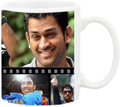 ARTBUG Ms Dhoni 990 Ceramic Coffee Mug(350 ml)