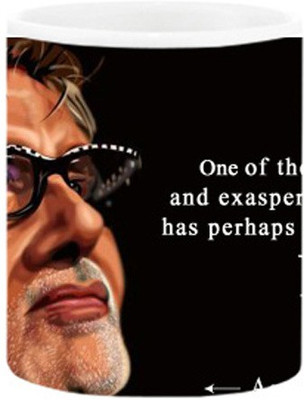 ARTBUG Amitabh Bachan 1049 Ceramic Coffee Mug(350 ml)