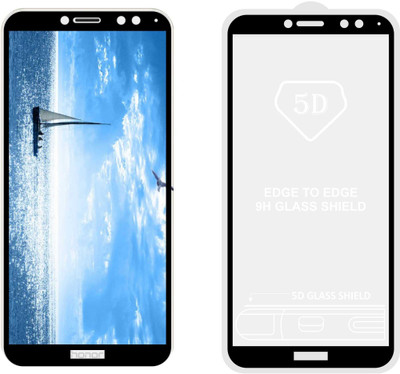 Case Creation Edge To Edge Tempered Glass for Huawei Y7 (2019) (2018)(Pack of 1)