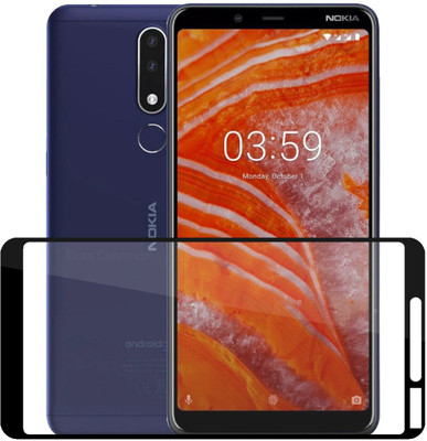Case Creation Tempered Glass Guard for Nokia 3.1 Plus 2018(Pack of 1)
