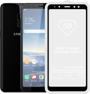 CASE CREATION Edge To Edge Tempered Glass for Samsung Galaxy A8 Plus(Pack of 1)