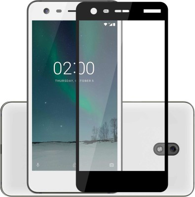 CASE CREATION Edge To Edge Tempered Glass for Nokia 3.1(Pack of 1)