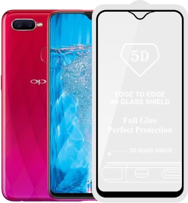 Case Creation Edge To Edge Tempered Glass for Oppo F9(Pack of 1)