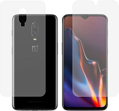 CASE CREATION Front and Back Screen Guard for OnePlus 6T(Pack of 2)