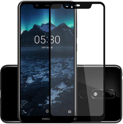 CASE CREATION Edge To Edge Tempered Glass for Nokia 5.1 Plus(Pack of 1)