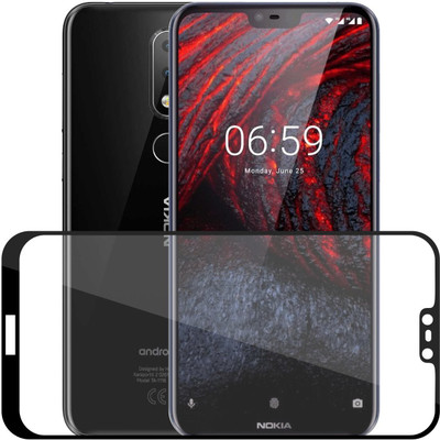 CASE CREATION Tempered Glass Guard for New Nokia 6.1 Plus(Pack of 1)