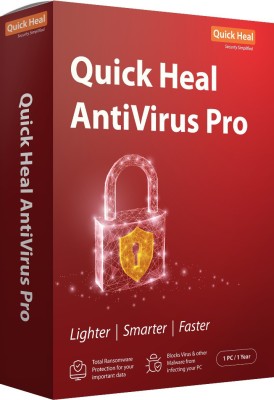 Quick Heal Anti-virus 1 User 1 Year  (CD/DVD)