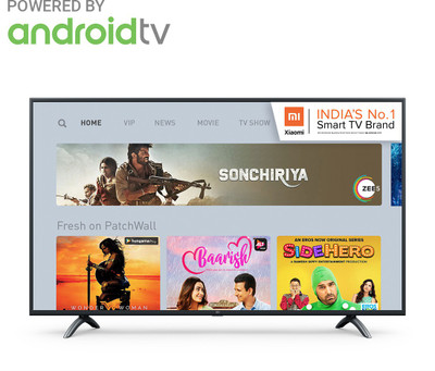 Image of Mi 4X 55 inch Ultra HD 4K Smart Android TV which is one of the best tv under 45000
