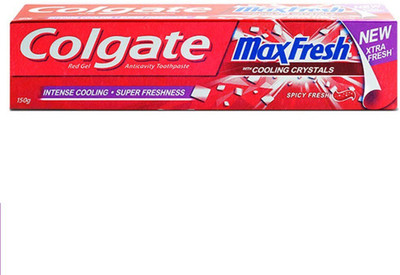 Colgate Maxfresh Spicy Fresh Red Gel Toothpaste, 150g (Pack of 4) Toothpaste(150 g, Pack of 4)