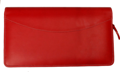 Sukeshcraft Multiple Cheque Book Holder Pu Red(Red)