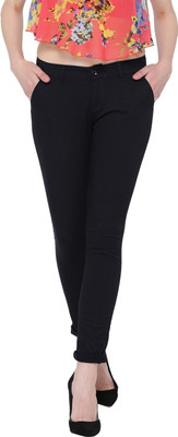 Fashion Cult Slim Fit Women Blue Trousers