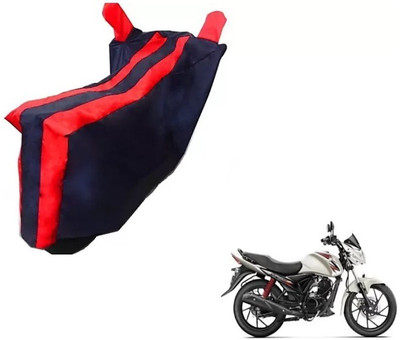 KAROBAR Two Wheeler Cover for Suzuki(Sling Shot Plus, Black, Red)