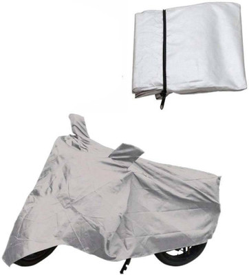 Neelkanth Sales Two Wheeler Cover for Hero(HF Deluxe, Silver)